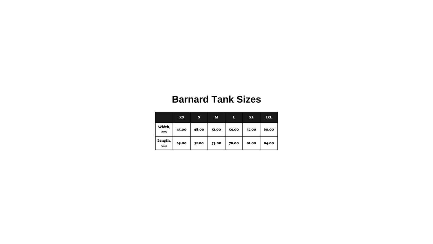 Unisex Barnard Tank