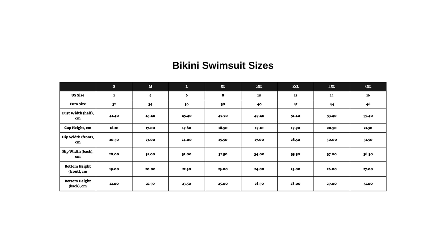 Women's Bikini Swimsuit