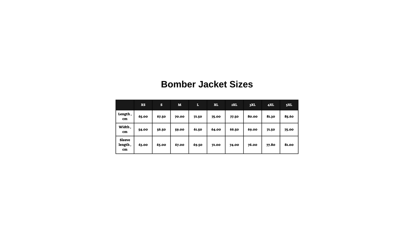 Bomber Jacket