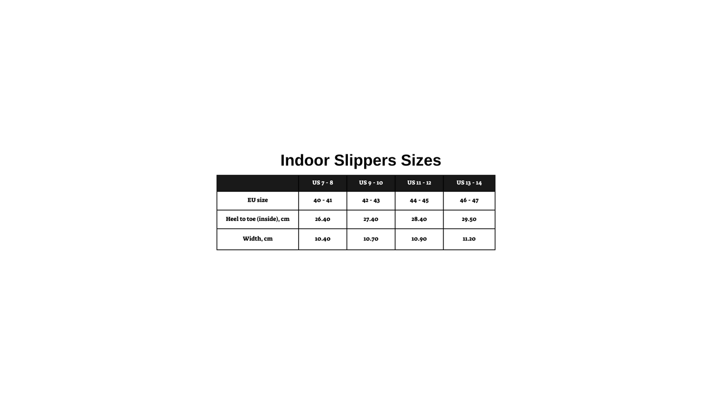 Men's Indoor Slippers