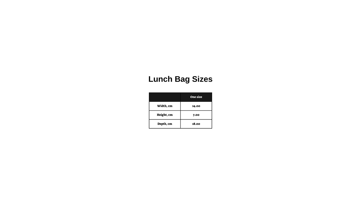 Lunch Bag